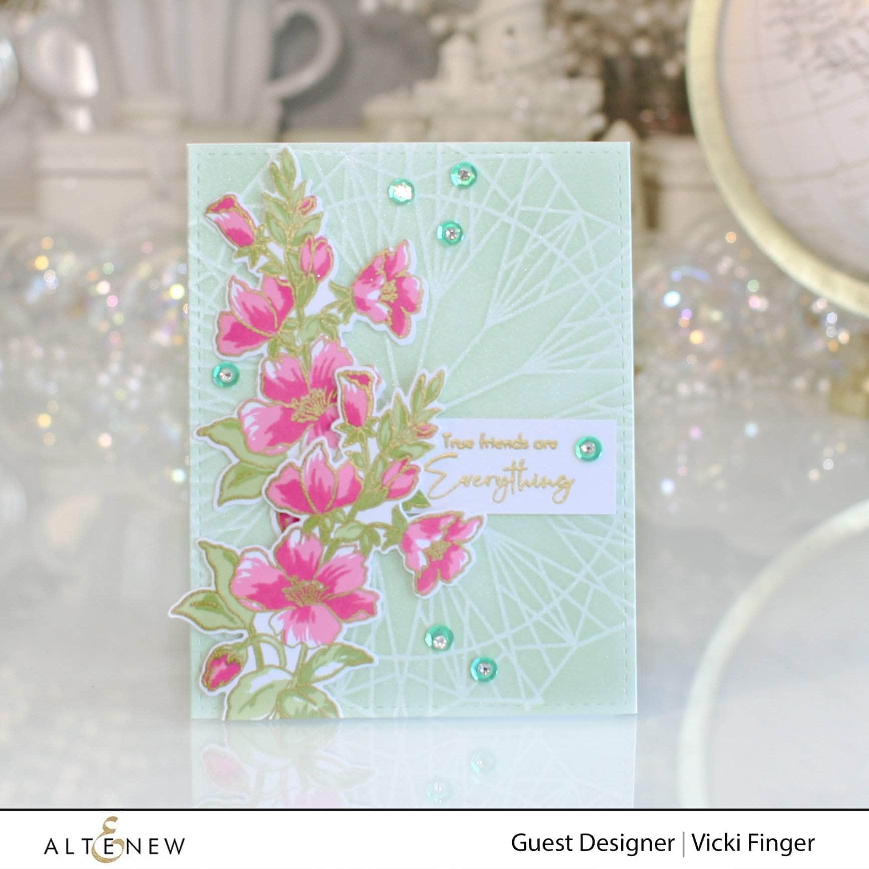 altenew-positive-vibes-die-stanzschablone-floral image 4