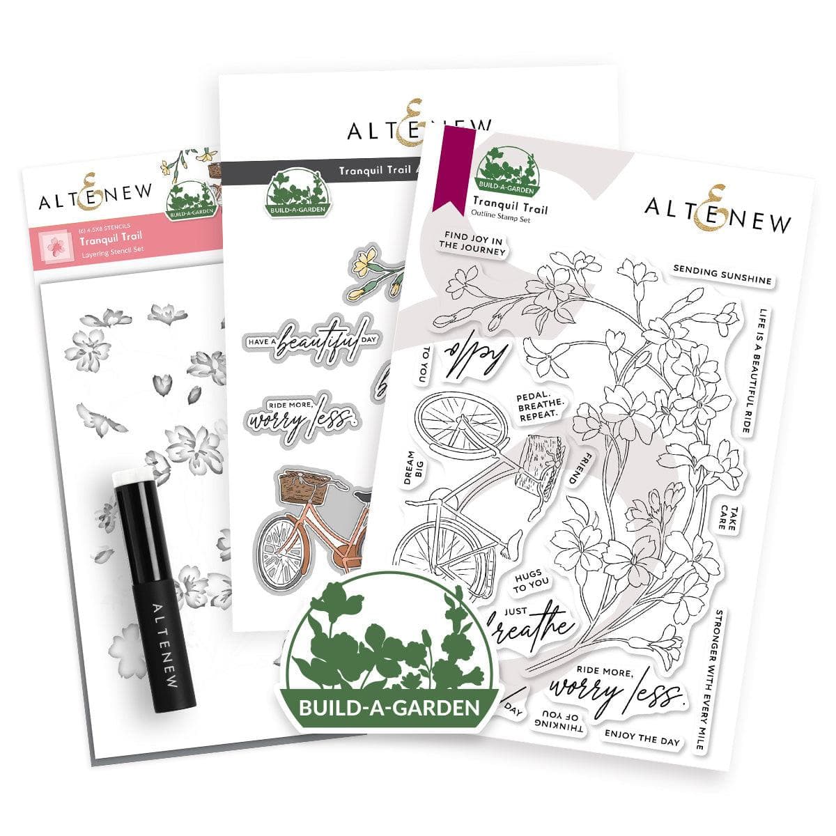 altenew-tranquil-trail-die-bundle-stanzen-floral image 1