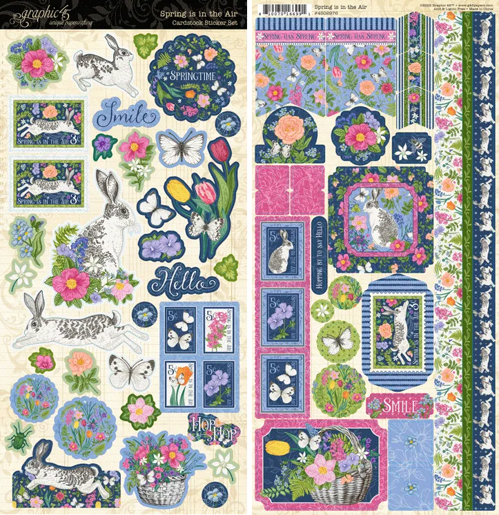 graphic-45-spring-is-in-the-air-sticker-set-fr-hling image 1
