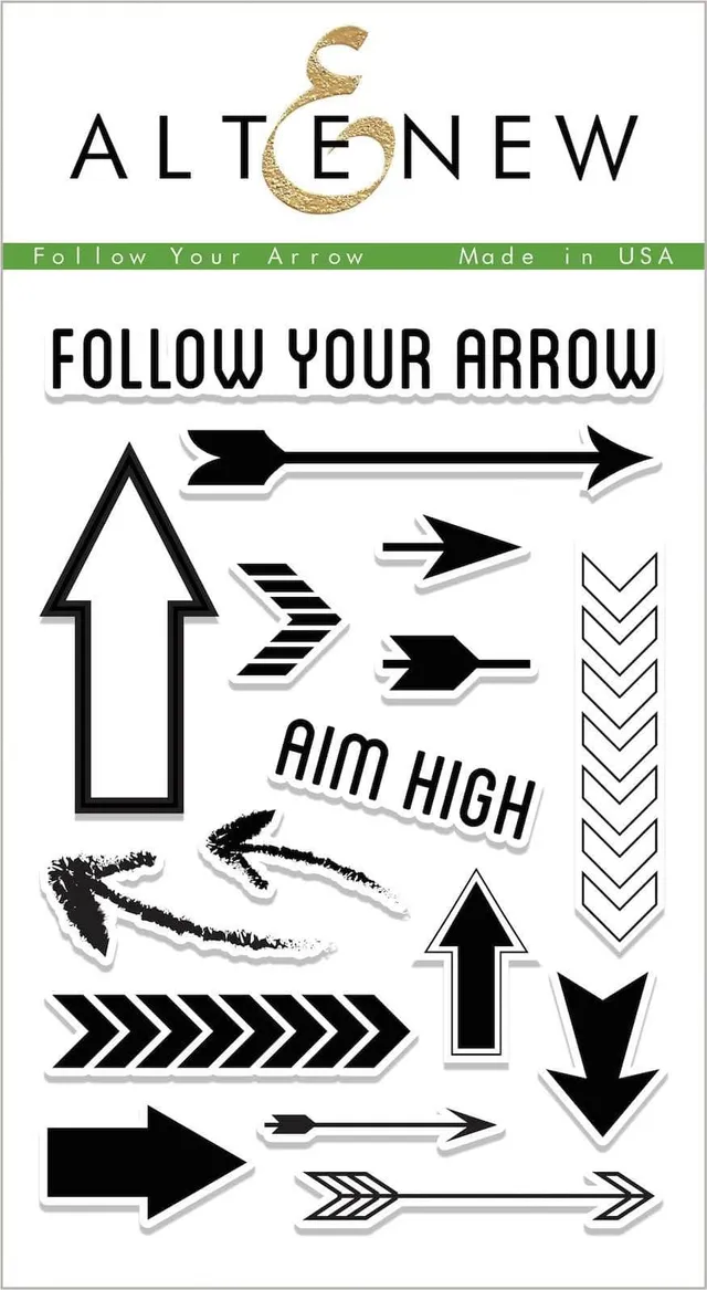 altenew-follow-your-arrow-stempelset-4x6-16-stempel-pfeile image 1