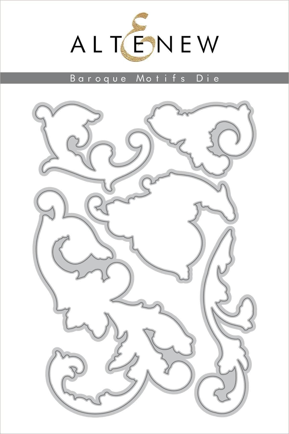altenew-baroque-motifs-stanzschablonen-set-ornament-5-teilig image 1