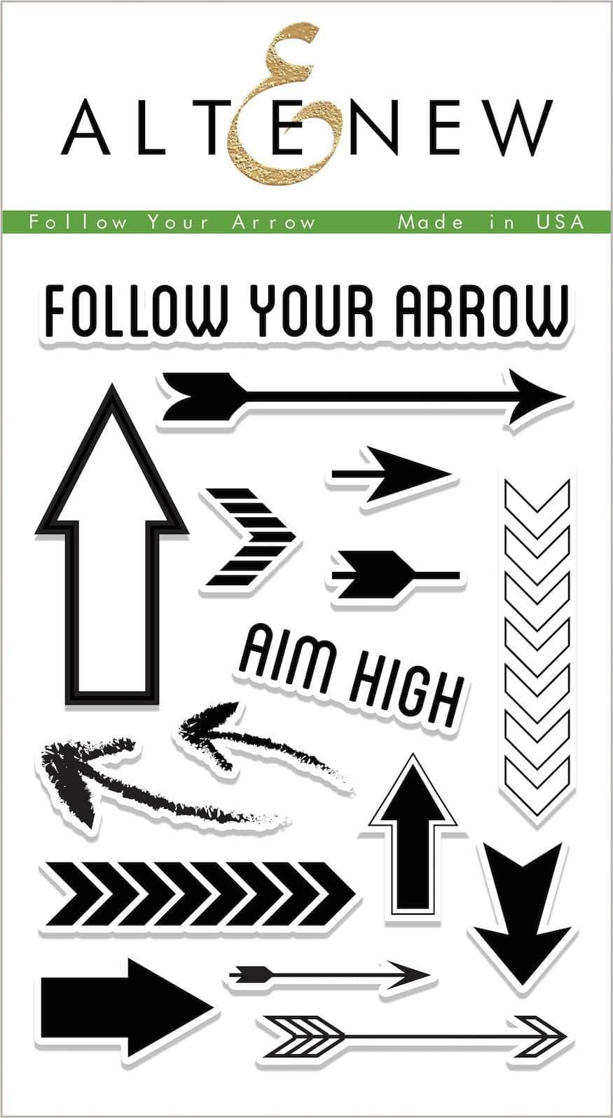 altenew-follow-your-arrow-stempelset-4x6-16-stempel-pfeile image 1