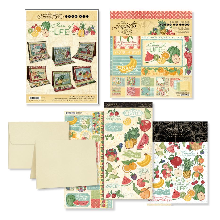 graphic-45-slice-of-life-card-kit-z-fold-easel-karten image 2