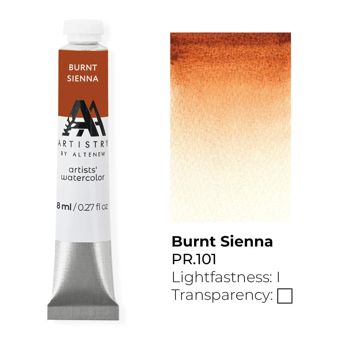 altenew-artists-watercolor-tube-aquarellfarbe-burnt-sienna-pr101 image 6
