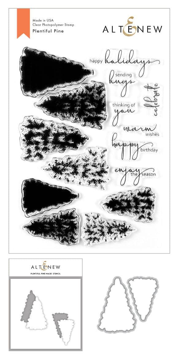 altenew-plentiful-pine-stempel-stanzen-schablonen-bundle-tanne image 1