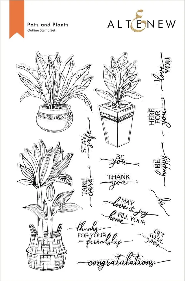 altenew-pots-and-plants-stempelset-6x8-pflanzen image 1