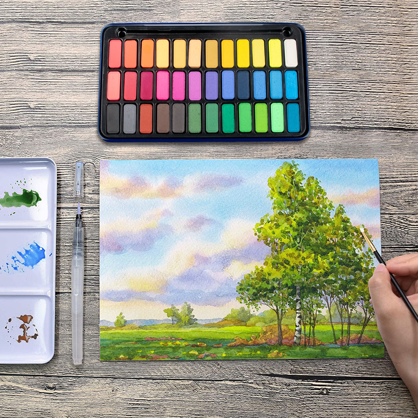 stationery-island-watercolour-paints-aquarellkasten-36-farben image 4