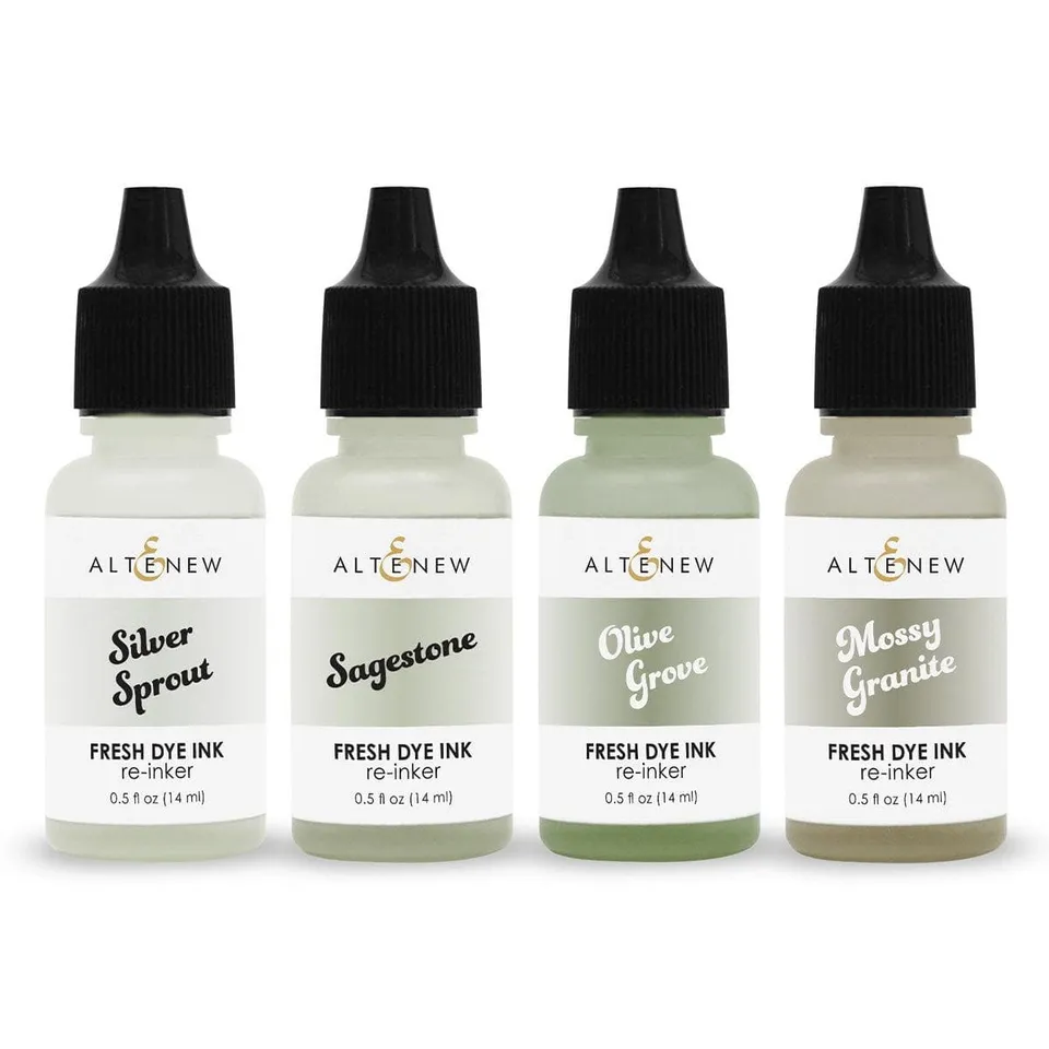 altenew-sage-garden-fresh-dye-ink-reinker-stempeltinte-4er-komplett-set image 1