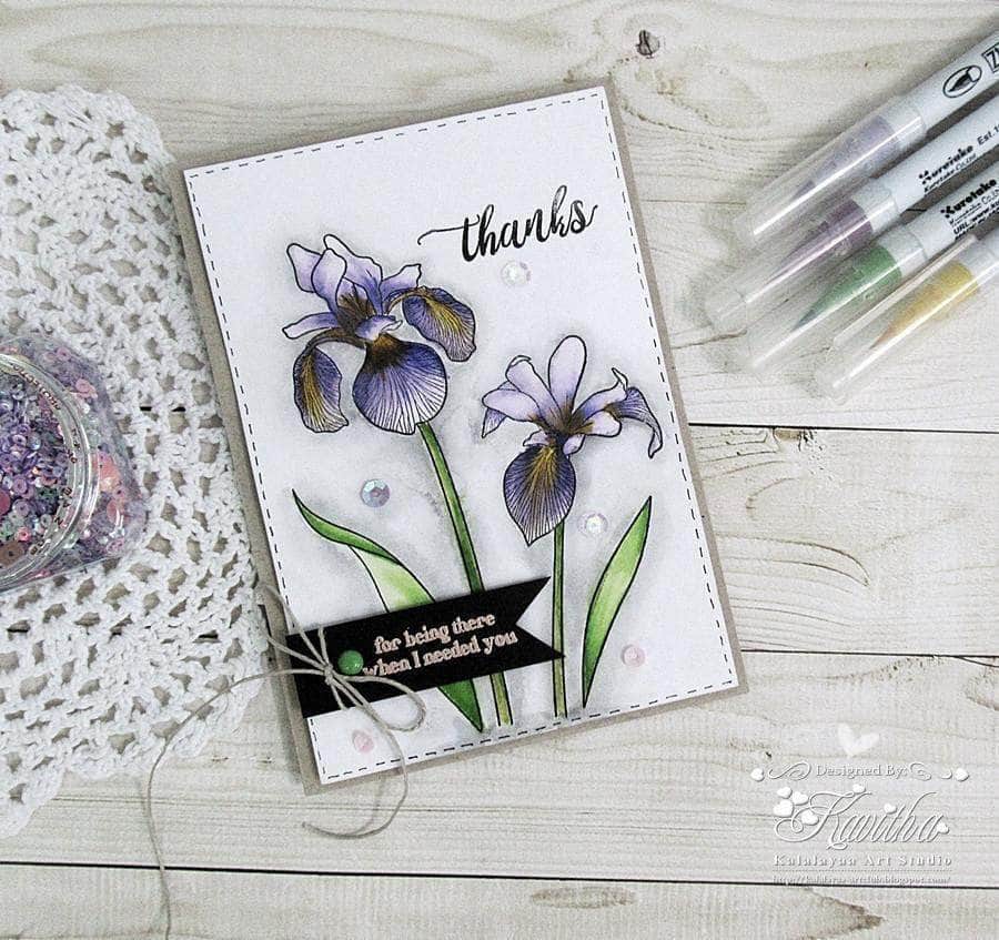 altenew-enchanted-iris-stempelset-clear-stamps-4x6-zoll-danke image 5