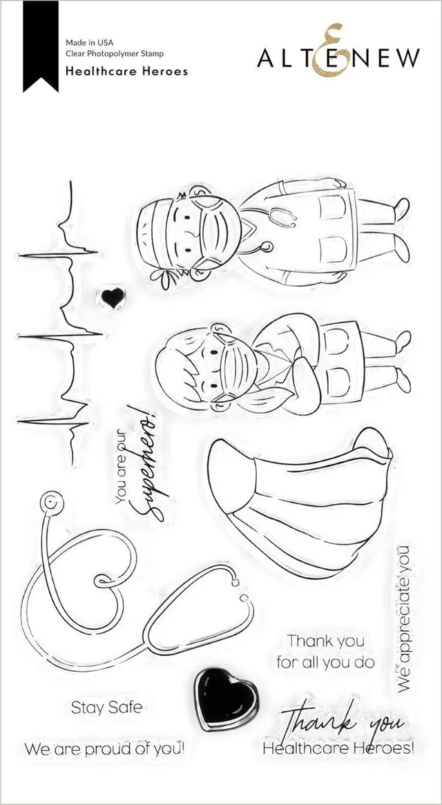 altenew-healthcare-heroes-stamp-set-stempelset-4x6-berufe image 1