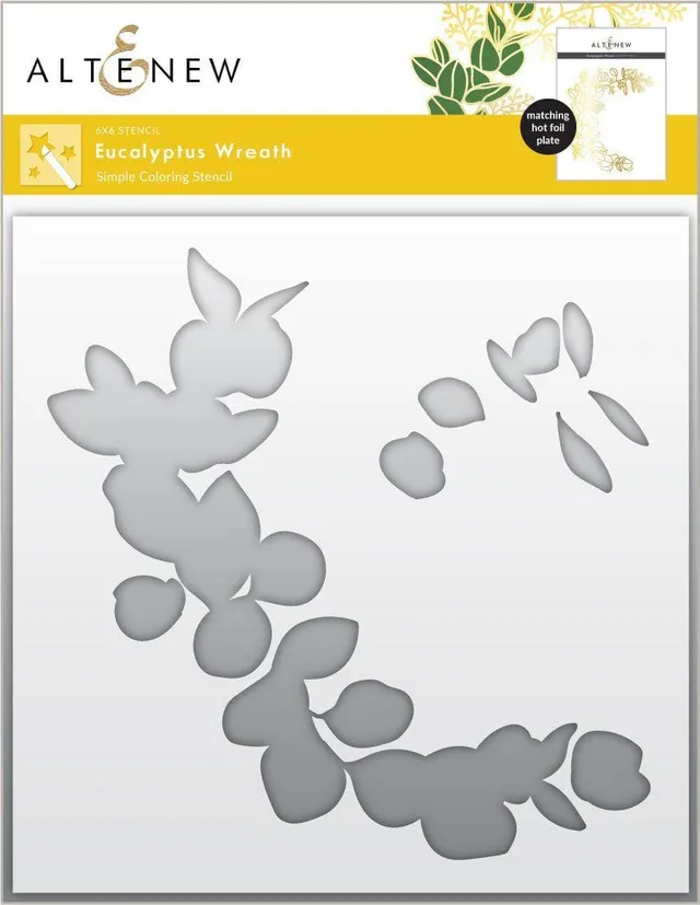 altenew-eucalyptus-wreath-coloring-stencil-schablone image 1