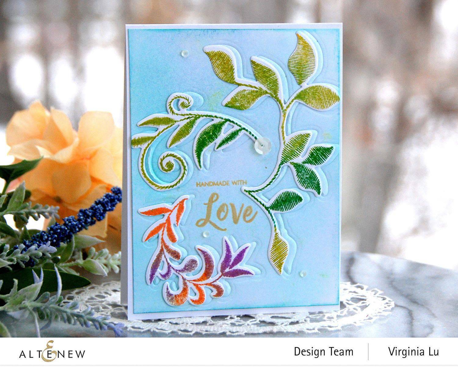 altenew-embroidered-foliage-stempel-stanzen-bundle image 2