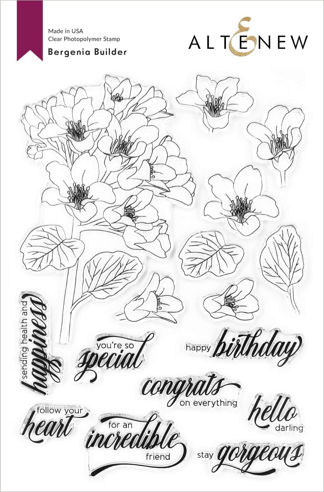 altenew-bergenia-builder-stempelset-blumen-6x8 image 1