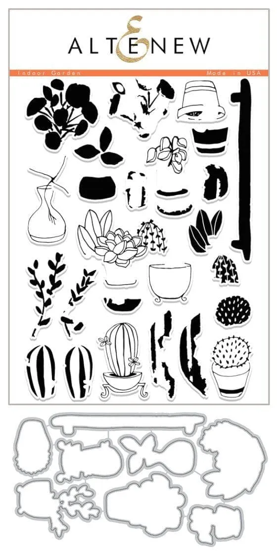 altenew-indoor-garden-stempelset-6x8-sukkulenten-topfpflanzen image 1