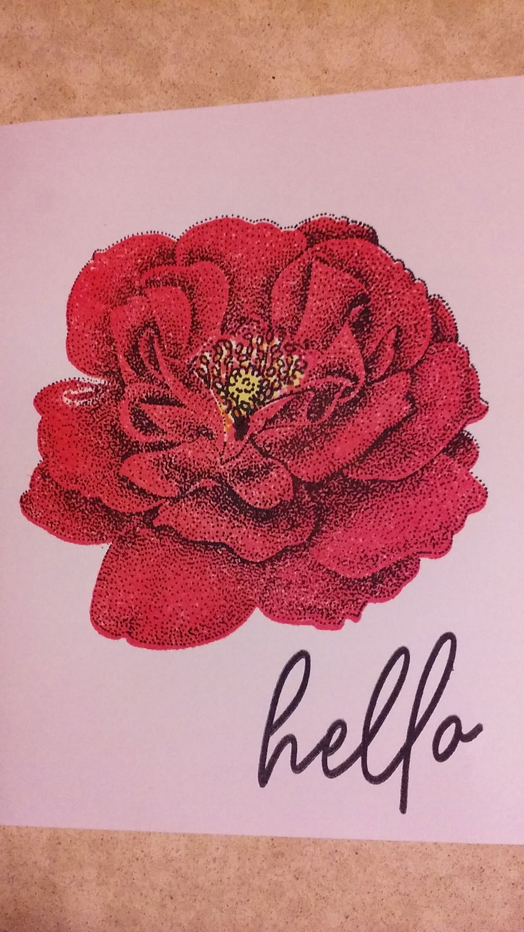 Blume druckt klar
