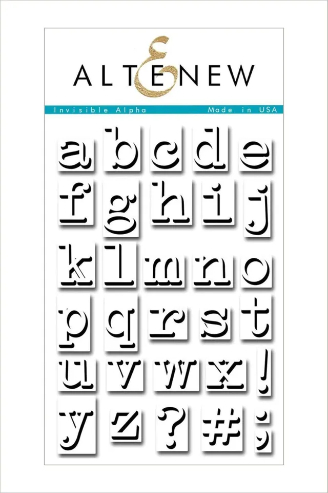 altenew-invisible-alpha-stempelset-alphabet-4x6-31-stempel image 1
