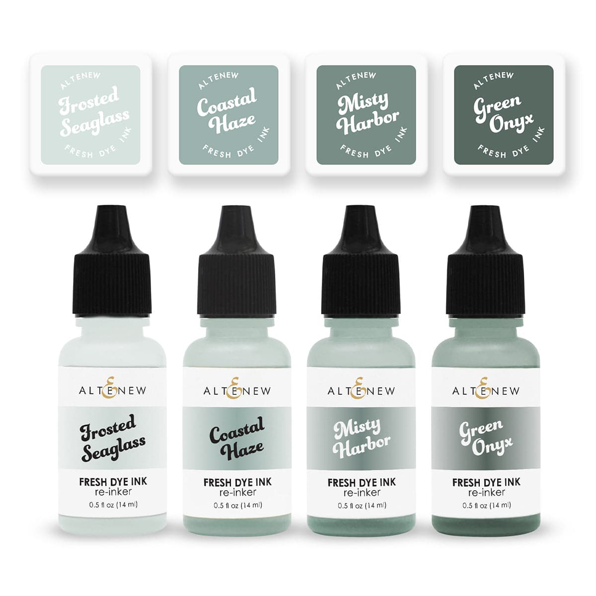 altenew-coastal-mist-fresh-dye-ink-mini-cubes-reinker-set-grau image 1