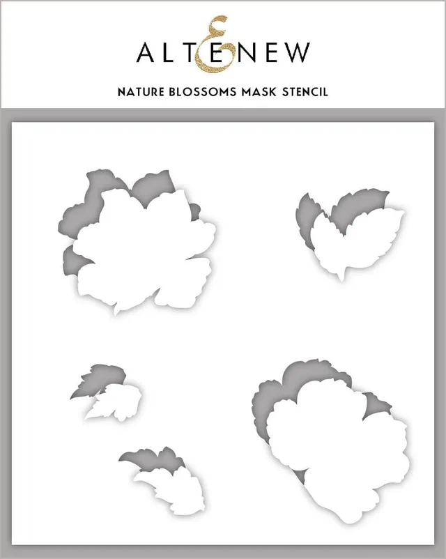 altenew-nature-blossoms-mask-stencil-schablone-floral-6x6 image 1