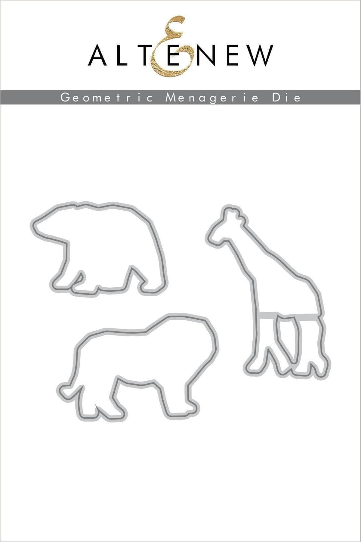 altenew-geometric-menagerie-stanzen-tiere-3-dies image 1