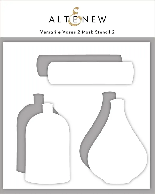 altenew-versatile-vases-2-mask-stencil-set-schablone-2in1 image 1
