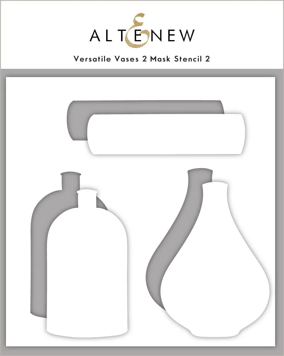 altenew-versatile-vases-2-mask-stencil-set-schablone-2in1 image 1
