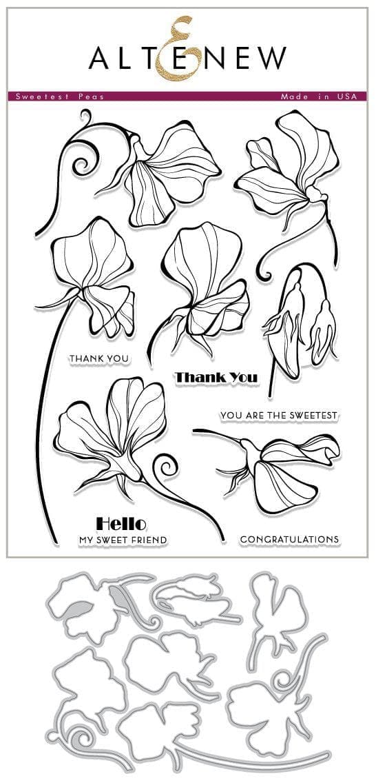 altenew-sweetest-peas-stempelset-blumen-6x8-complete-bundle image 1