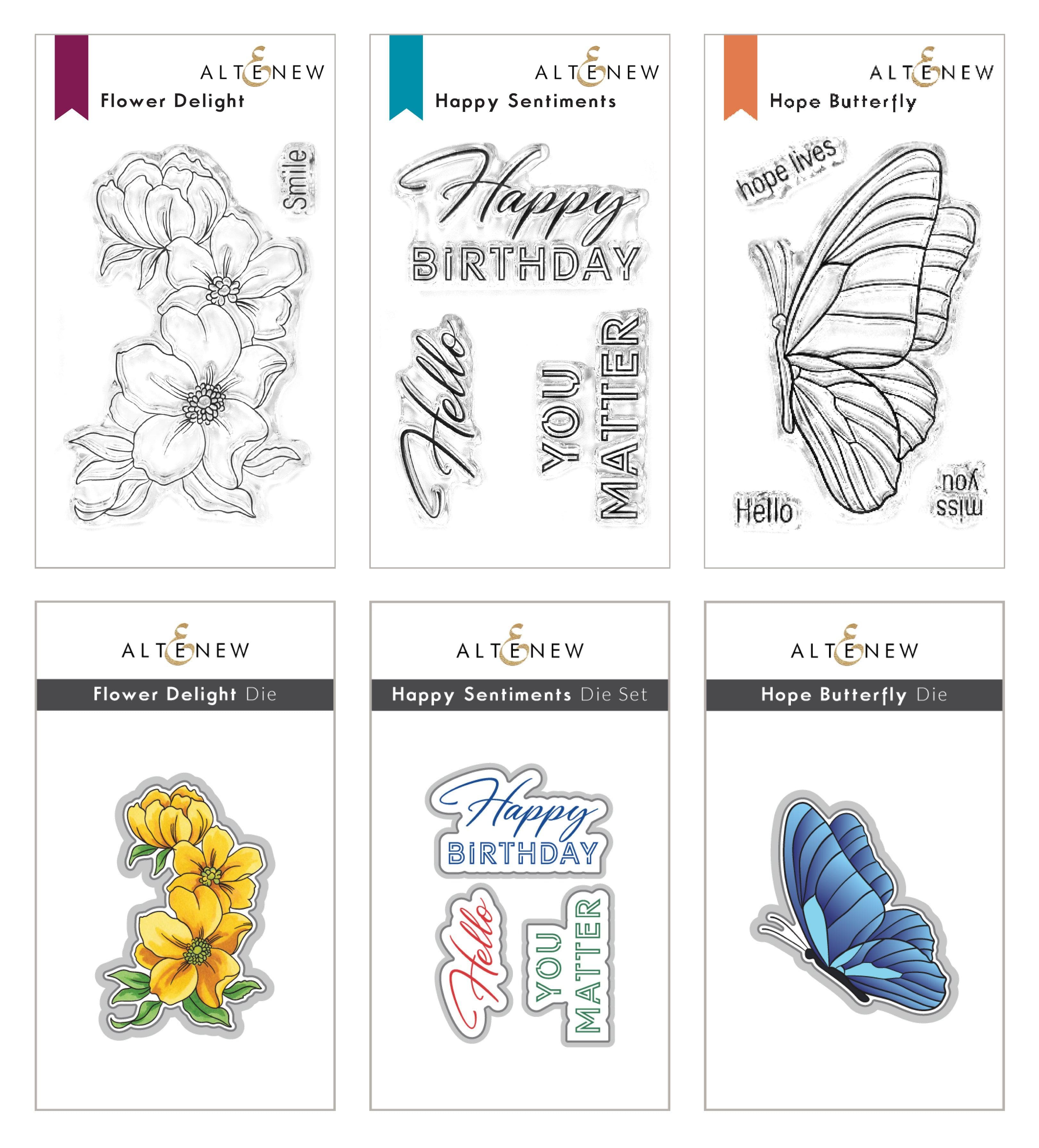 altenew-dreams-come-true-mini-stempel-stanzen-bundle image 1