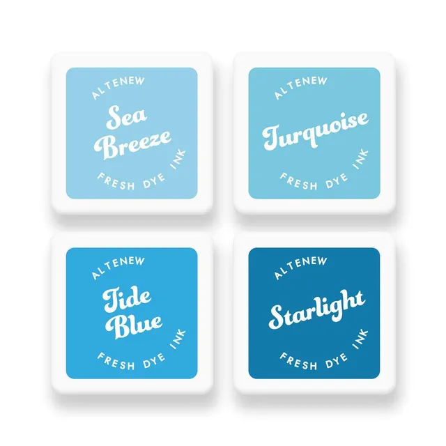 altenew-deep-blue-seas-fresh-dye-ink-mini-cube-set-4-farbig image 1