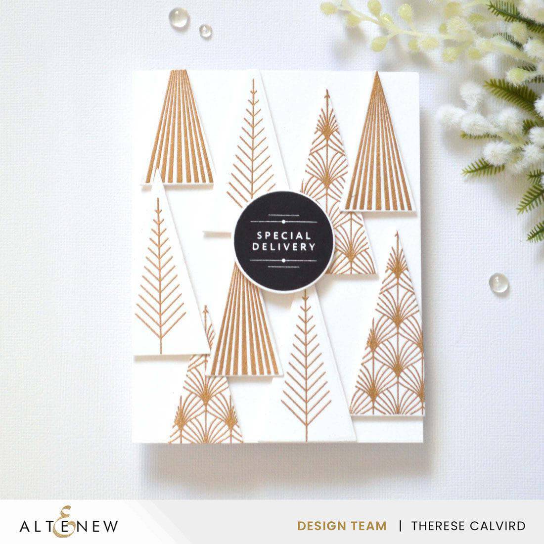 altenew-festive-triangles-press-plate-geometrisch-bundle image 2