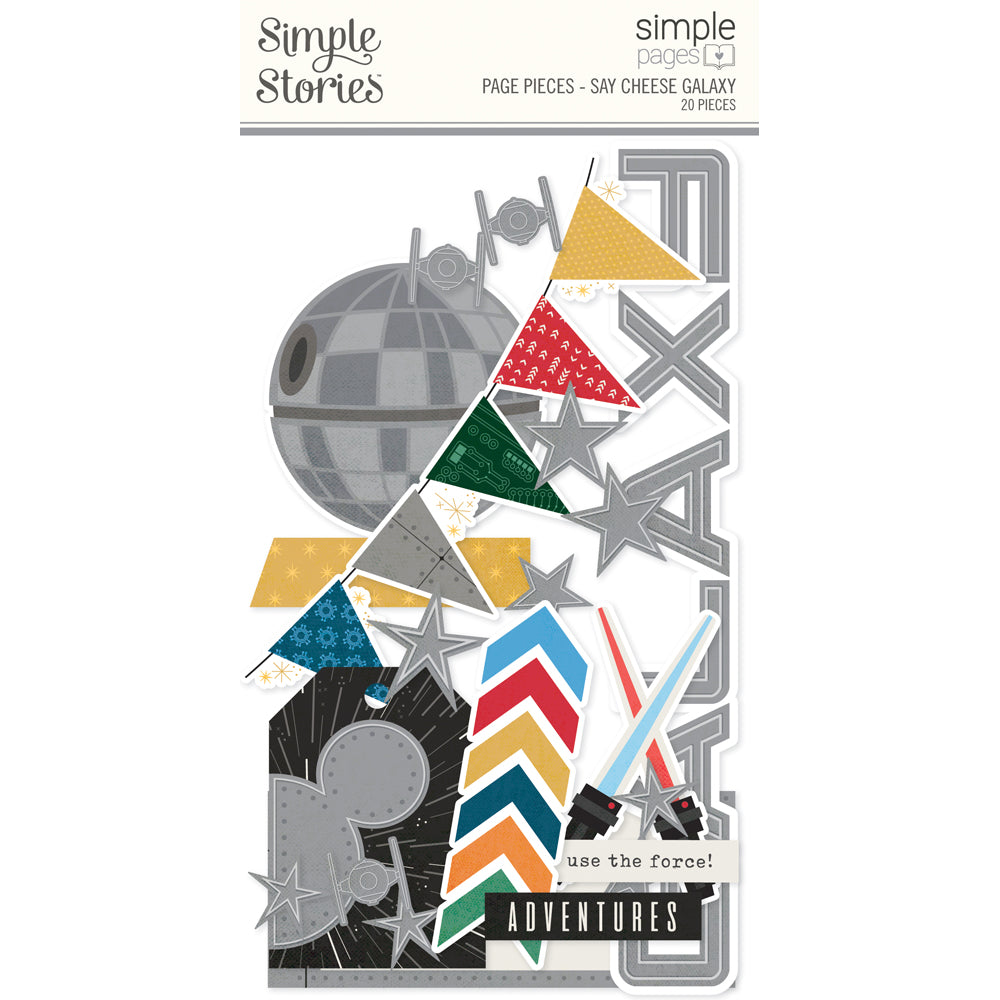 simple-stories-say-cheese-galaxy-page-pieces-20-tlg-cardstock image 1