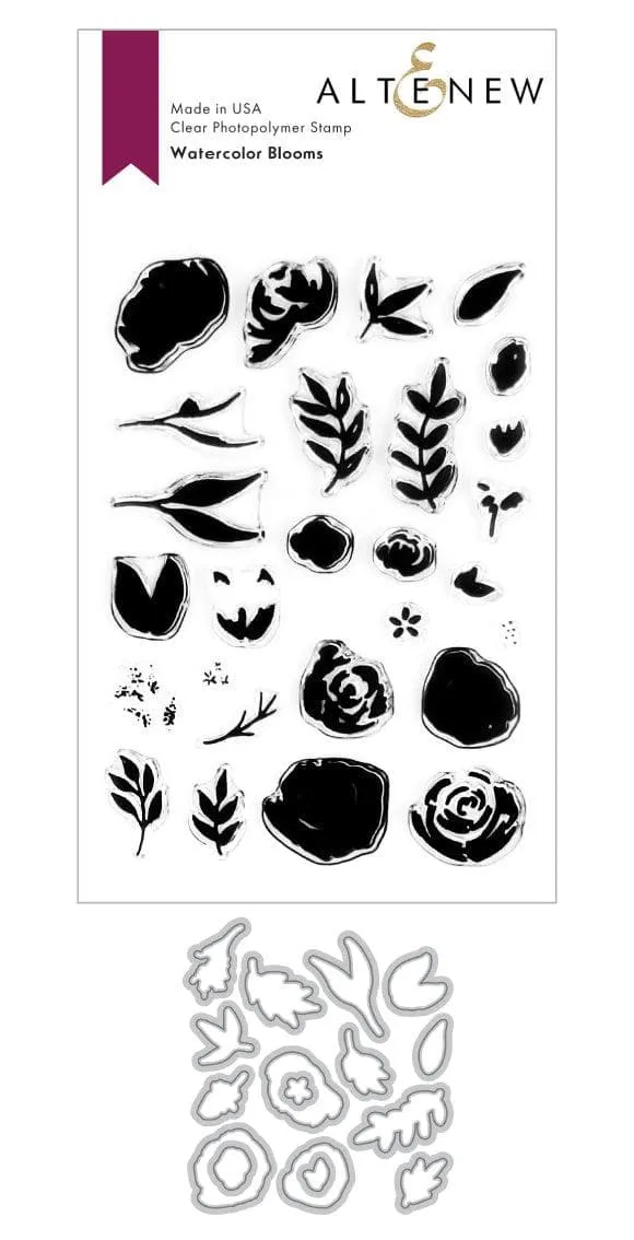 altenew-watercolor-blooms-stempelset-complete-bundle-floral image 1