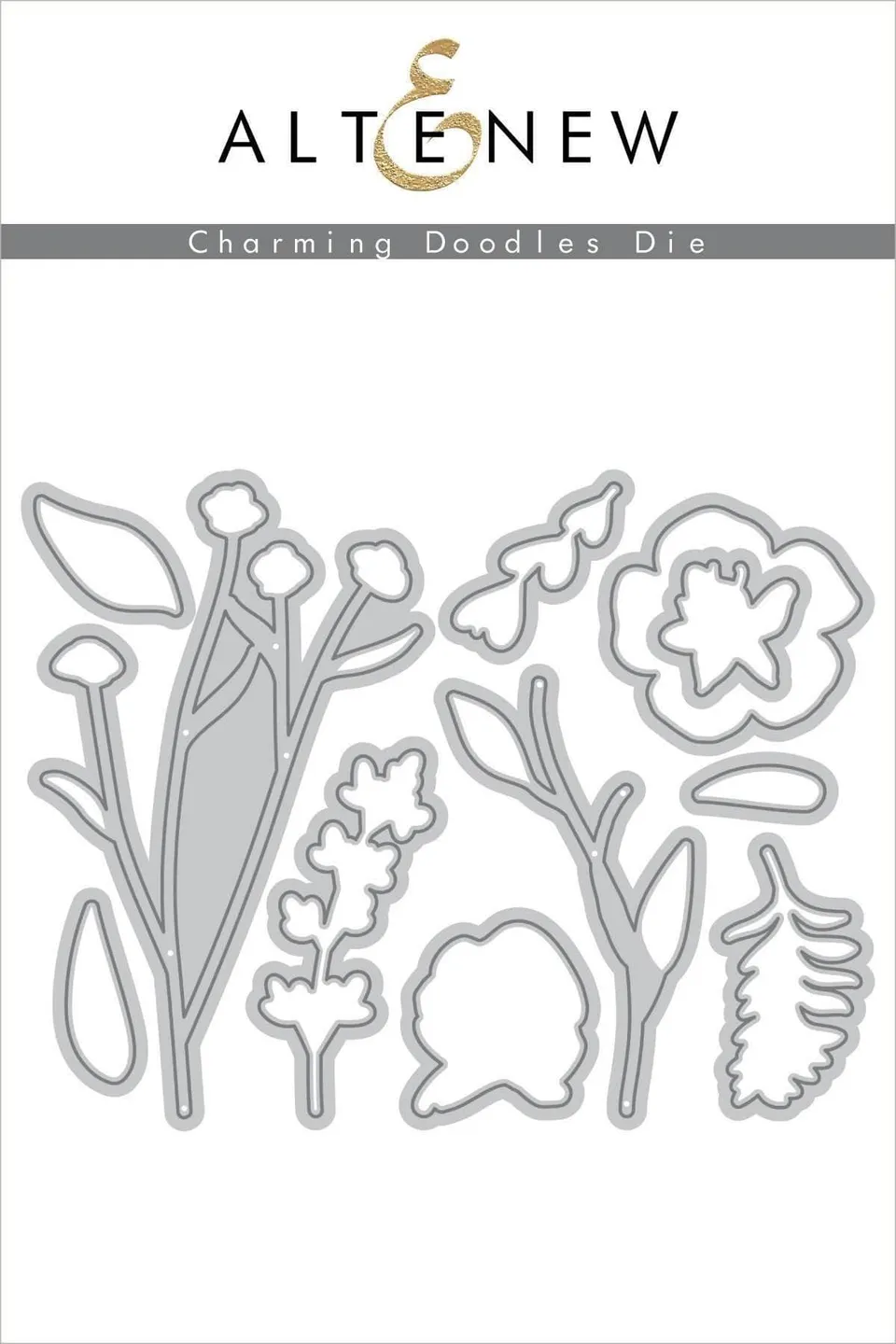 altenew-charming-doodles-stanzschablonen-11-teilig image 1