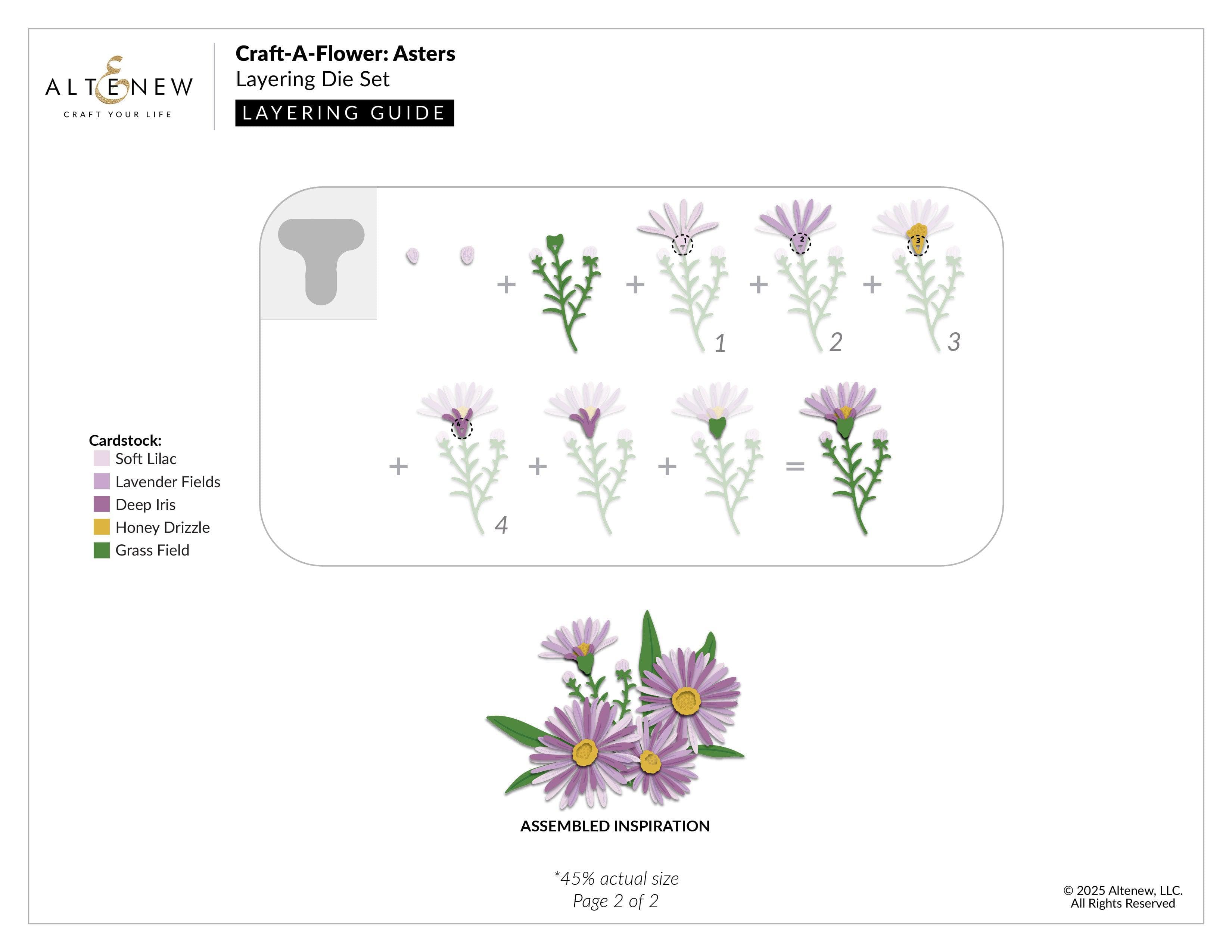 altenew-craft-a-flower-asters-stanzen-blumen-set image 4