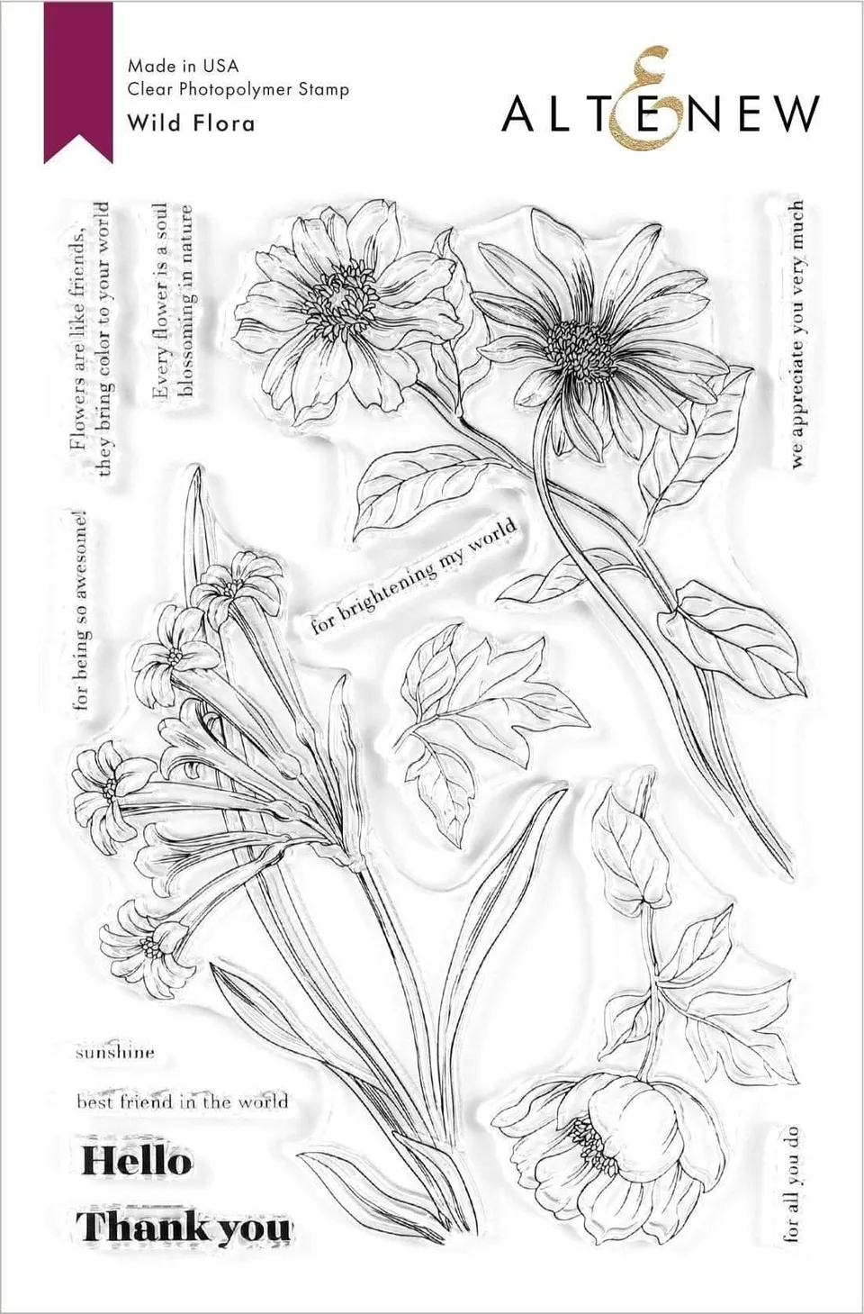altenew-wild-flora-stempelset-blumen-kolorieren image 1