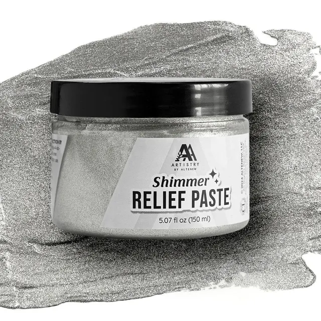 altenew-shimmer-relief-paste-antique-silver-150-ml image 1