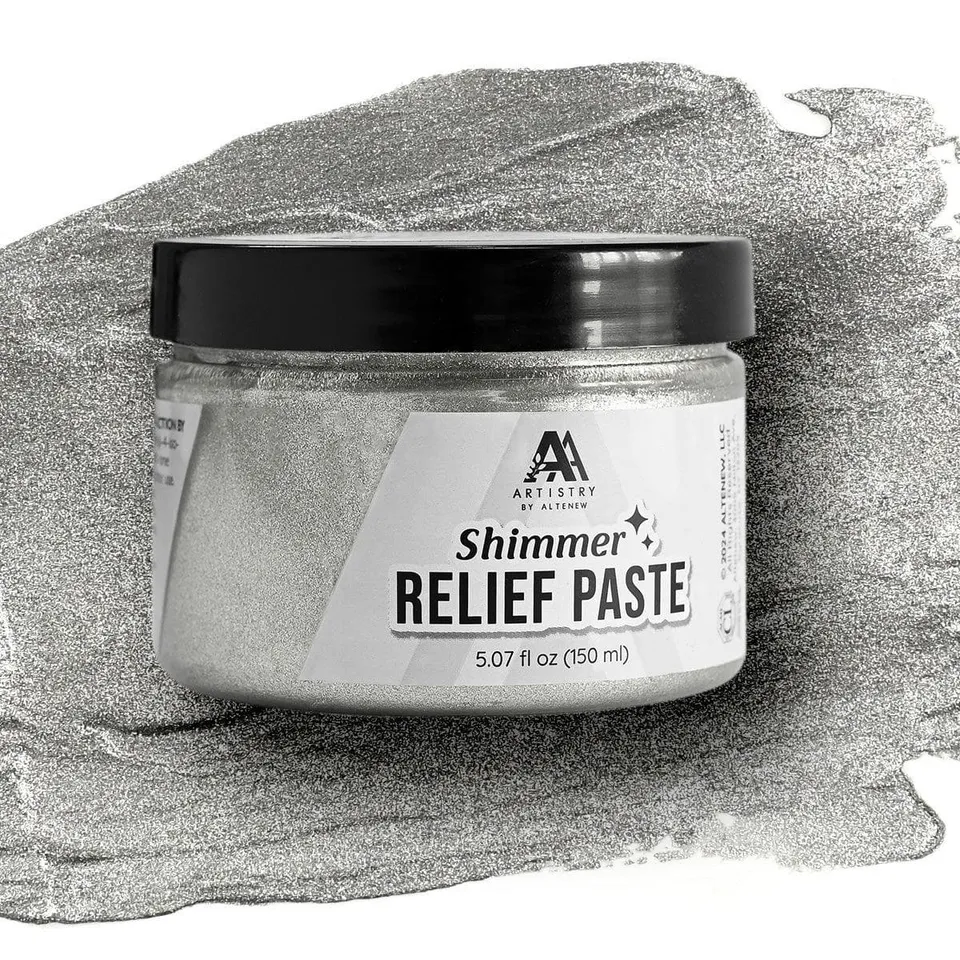 altenew-shimmer-relief-paste-antique-silver-150-ml image 1