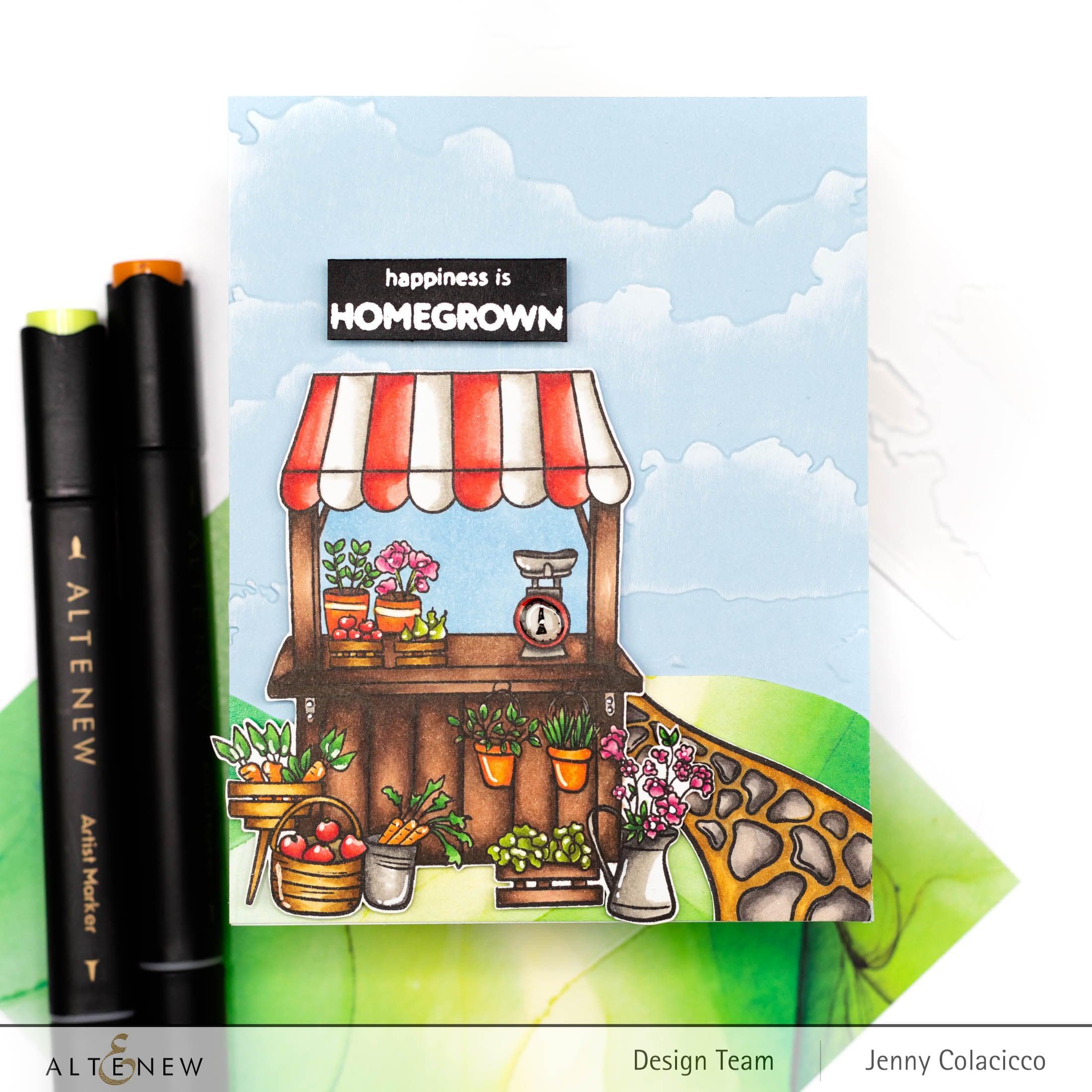 altenew-grown-with-love-stempelset-4x6-marktstand image 4