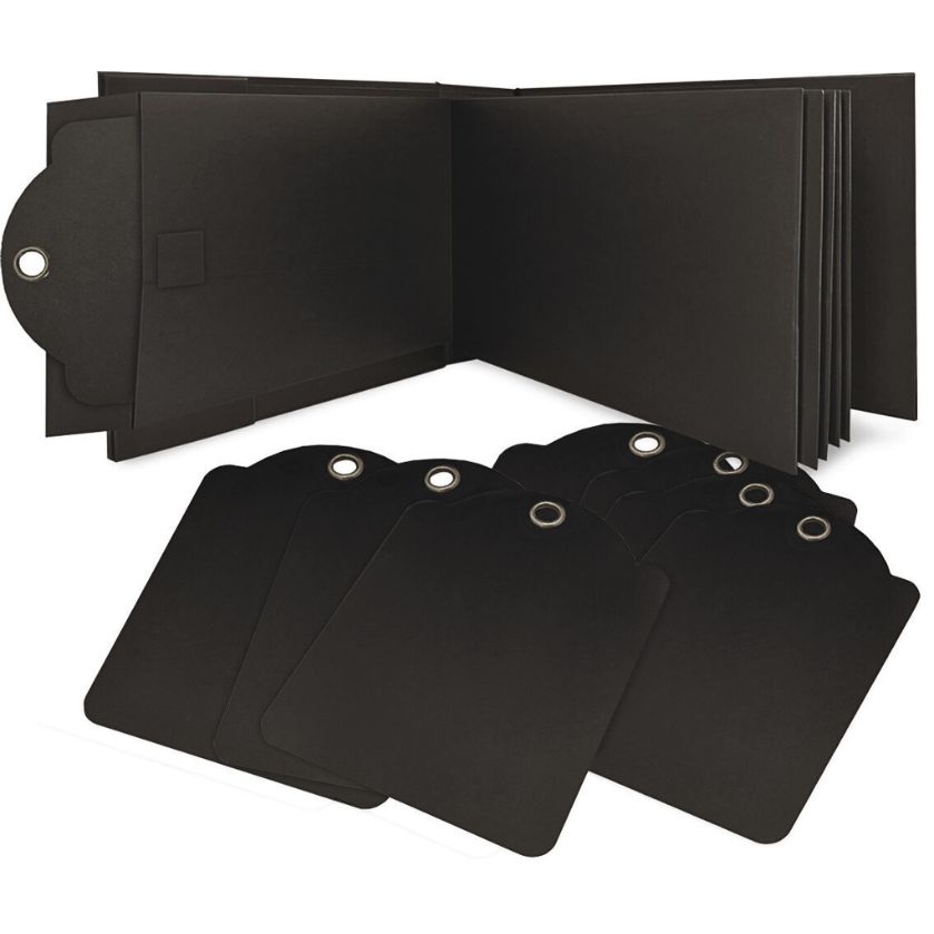 graphic-45-rectangle-policy-envelope-album-schwarz-7-5x5-5 image 2